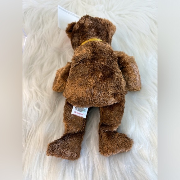Champion Brown Plush Bear with Red Tag - Picture 7 of 7